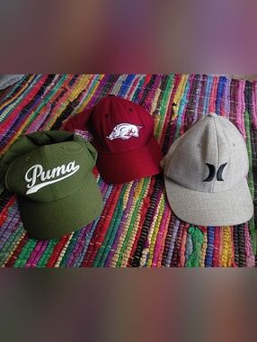 Puma Hurley Arkansas Hogs Hat Bundle